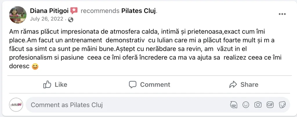 Recenzie Facebook - Diana Pitigoi